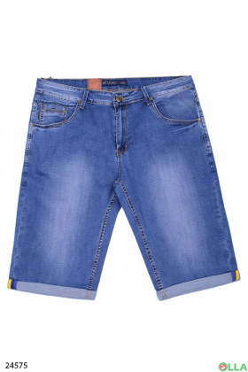 Чоловічі сині джинсові шорти
