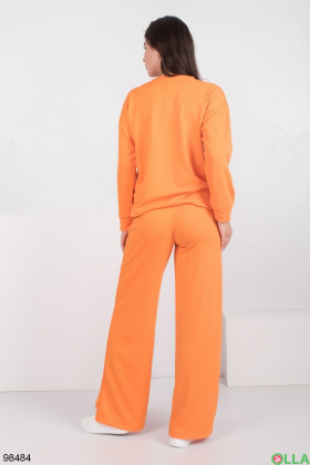 Women's orange tracksuit