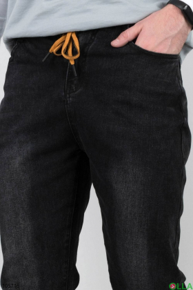 Мужские темно-серые джинсы