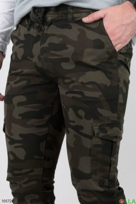 Мужские брюки батал в стиле милитари