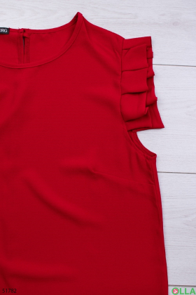 Жіноча бордова блузка