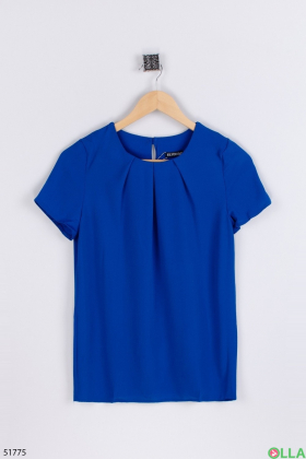 Жіноча синя блуза