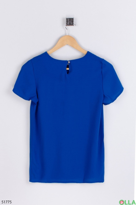 Жіноча синя блуза