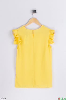 Жіноча жовта блузка