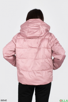 Женская розовая куртка