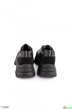 Women's black sneakers