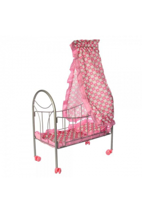 Кроватка для куклы M-9394 77х47х29 см