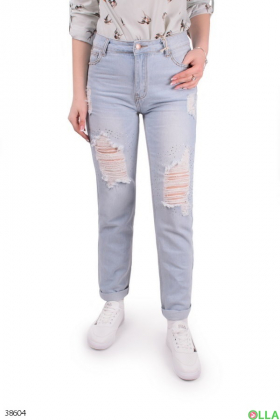 Women's jeans with holes