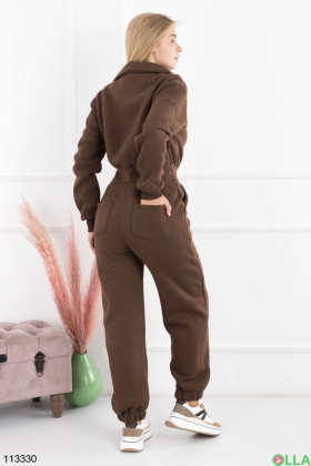 Women's brown jumpsuit