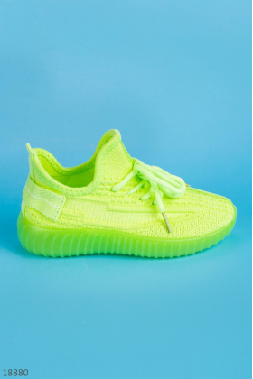 Зеленые кроссовки для девочек. Meitesi