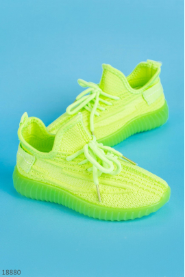 Зеленые кроссовки для девочек. Meitesi