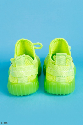 Зелений кросівки для дівчаток. Meitesi