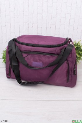 Фиолетовая спортивная сумка