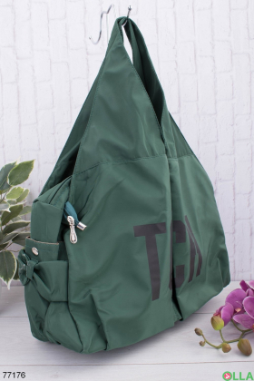 Жіноча зелена спортивна сумка