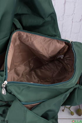 Женская зеленая спортивная сумка