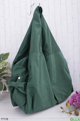 Женская зеленая спортивная сумка
