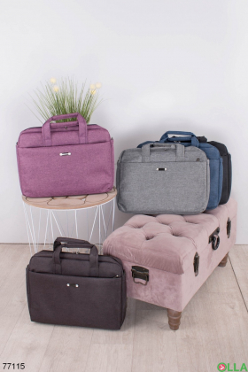 Фіолетова сумка для ноутбука