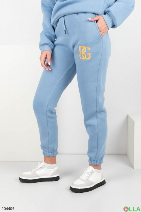Women's blue printed tracksuit