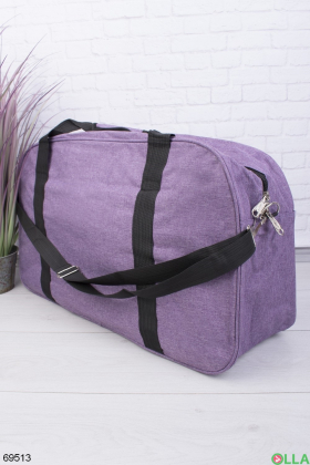 Мужская фиолетовая спортивная сумка