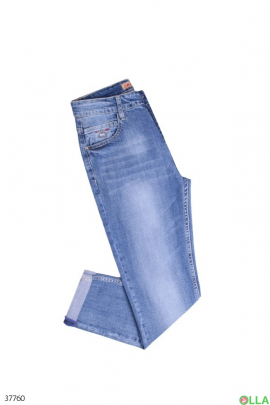 Жіночі світло-сині джинси