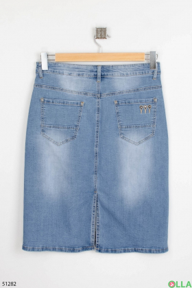 Женская джинсовая юбка