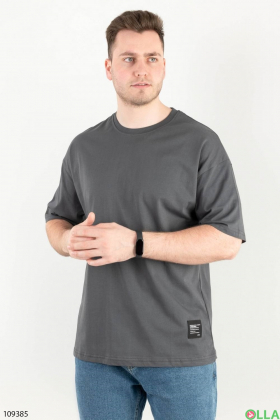 Мужская темно-серая футболка