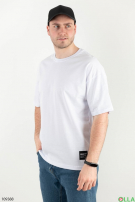 Men's white T-shirt