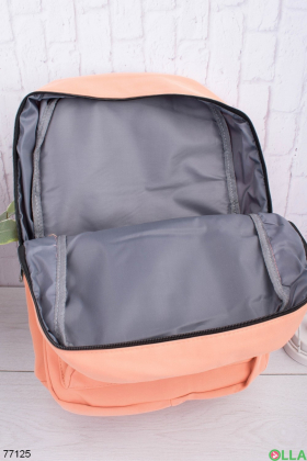 Женский оранжевый рюкзак