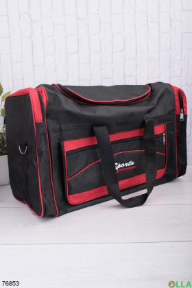 Чоловіча чорно-червона спортивна сумка