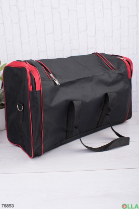 Мужская черно-красная спортивная сумка
