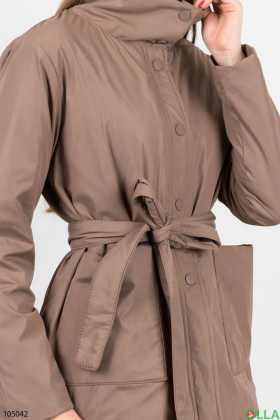 Женская коричневая куртка