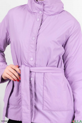 Женская лиловая куртка