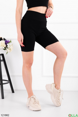 Women's black bike shorts