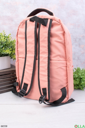 Жіночий рожевий рюкзак