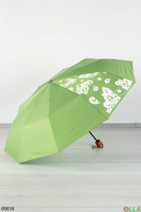 Жіноча зелена парасолька