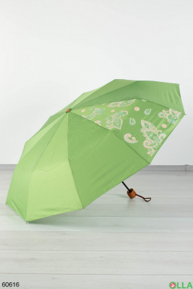 Жіноча зелена парасолька