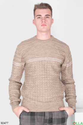 Мужской бежевый свитер