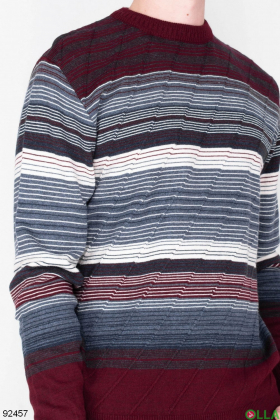 Чоловічий светр в смужку