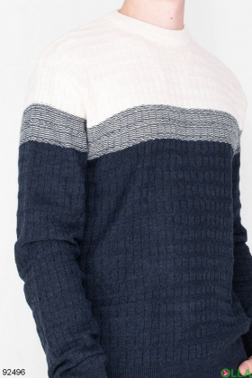Чоловічий двоколірний светр