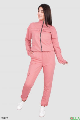Женский спортивный костюм розового цвета