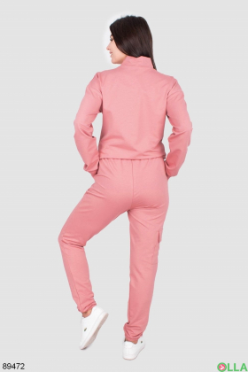 Женский спортивный костюм розового цвета