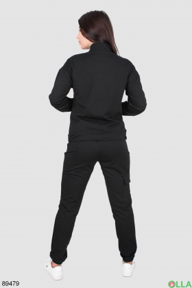 Женский спортивный костюм черного цвета