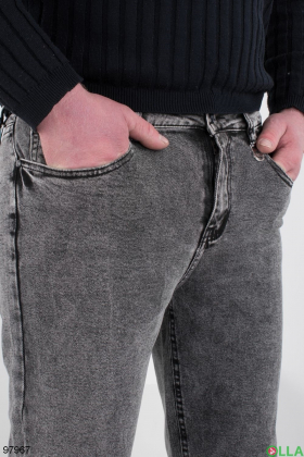 Мужские серые джинсы