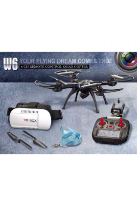 Квадрокоптер с 3D очками W6VR 25 см