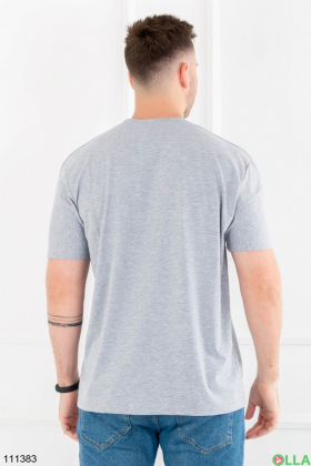 Men's light gray t-shirt batal