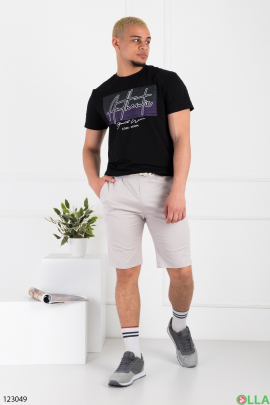 Men's light gray shorts