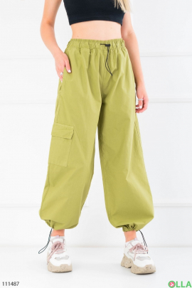 Women's green cargo pants
