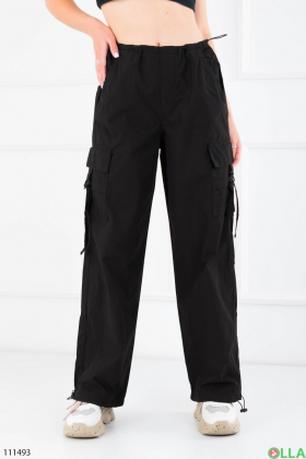 Women's black cargo pants