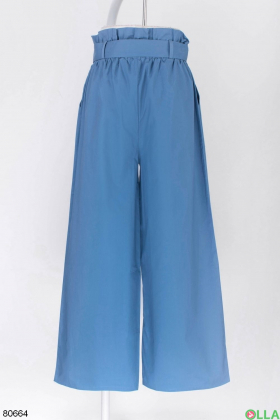 Жіночі сині брюки