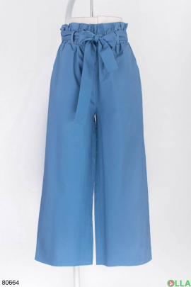 Женские синие брюки 